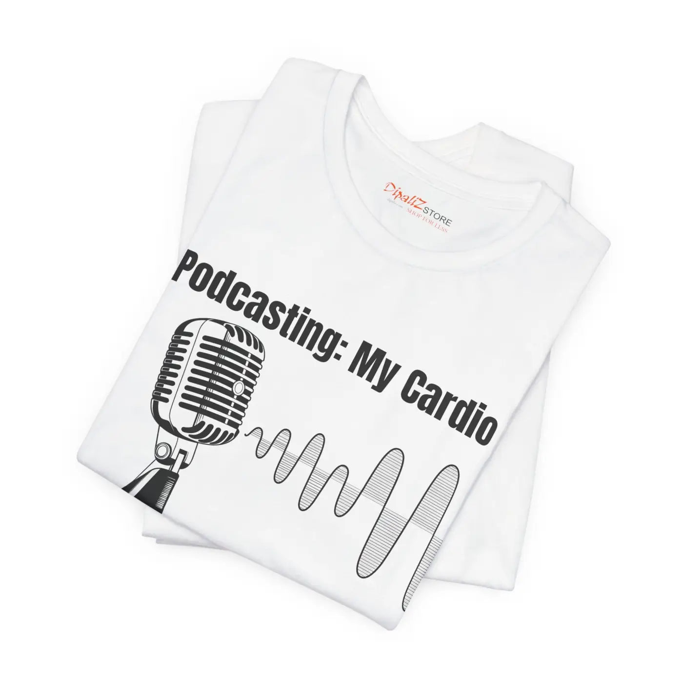 Podcasting Cardio Vibes Unisex Jersey Short Sleeve Tee - DipaliZ
