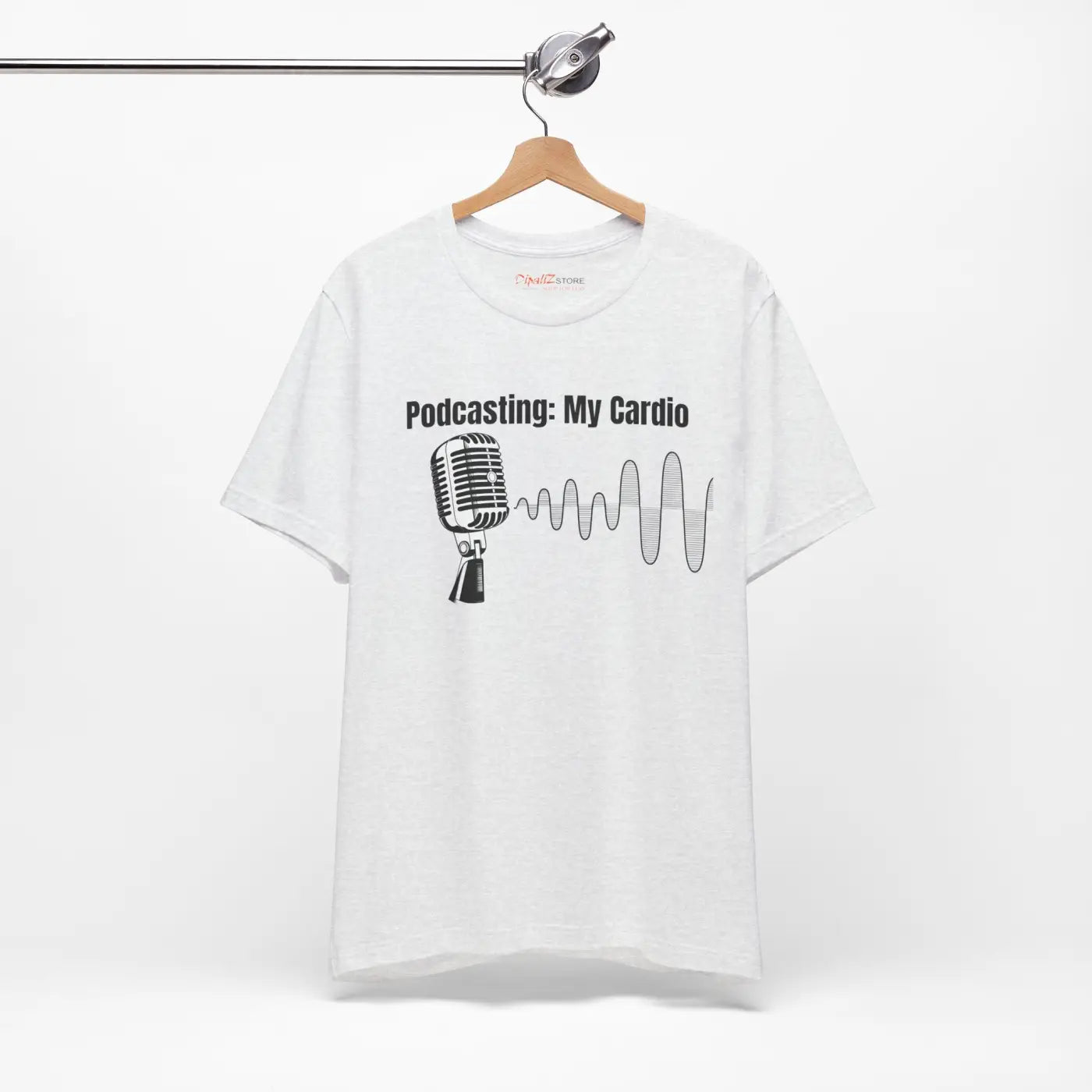 Podcasting Cardio Vibes Unisex Jersey Short Sleeve Tee - DipaliZ