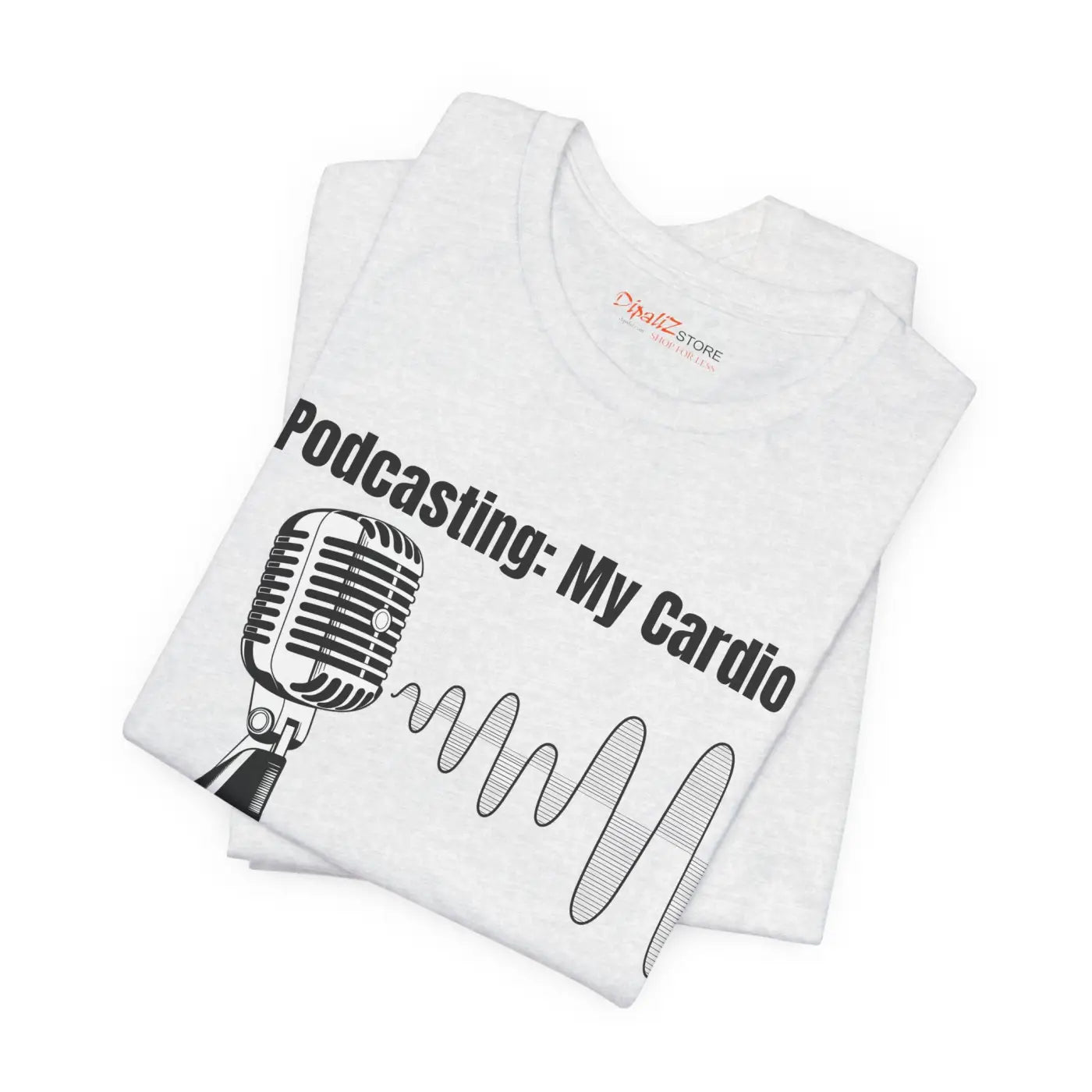 Podcasting Cardio Vibes Unisex Jersey Short Sleeve Tee - DipaliZ