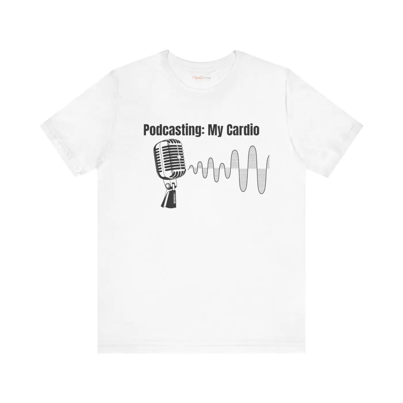 Podcasting Cardio Vibes Unisex Jersey Short Sleeve Tee - DipaliZ