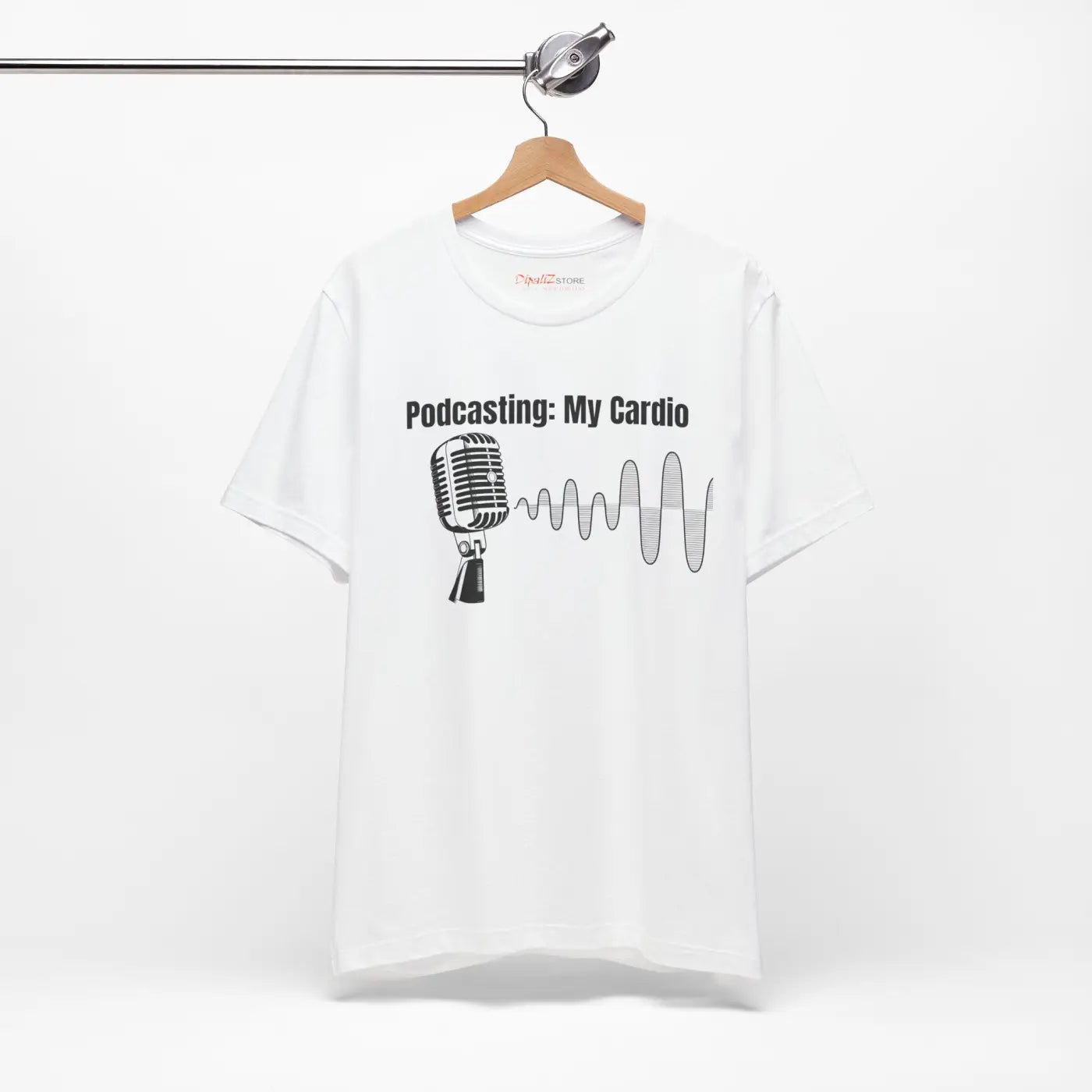 Podcasting Cardio Vibes Unisex Jersey Short Sleeve Tee - DipaliZ