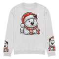 Santa Hat Crew Neck Sweater - Festive Knitted Holiday - DipaliZ