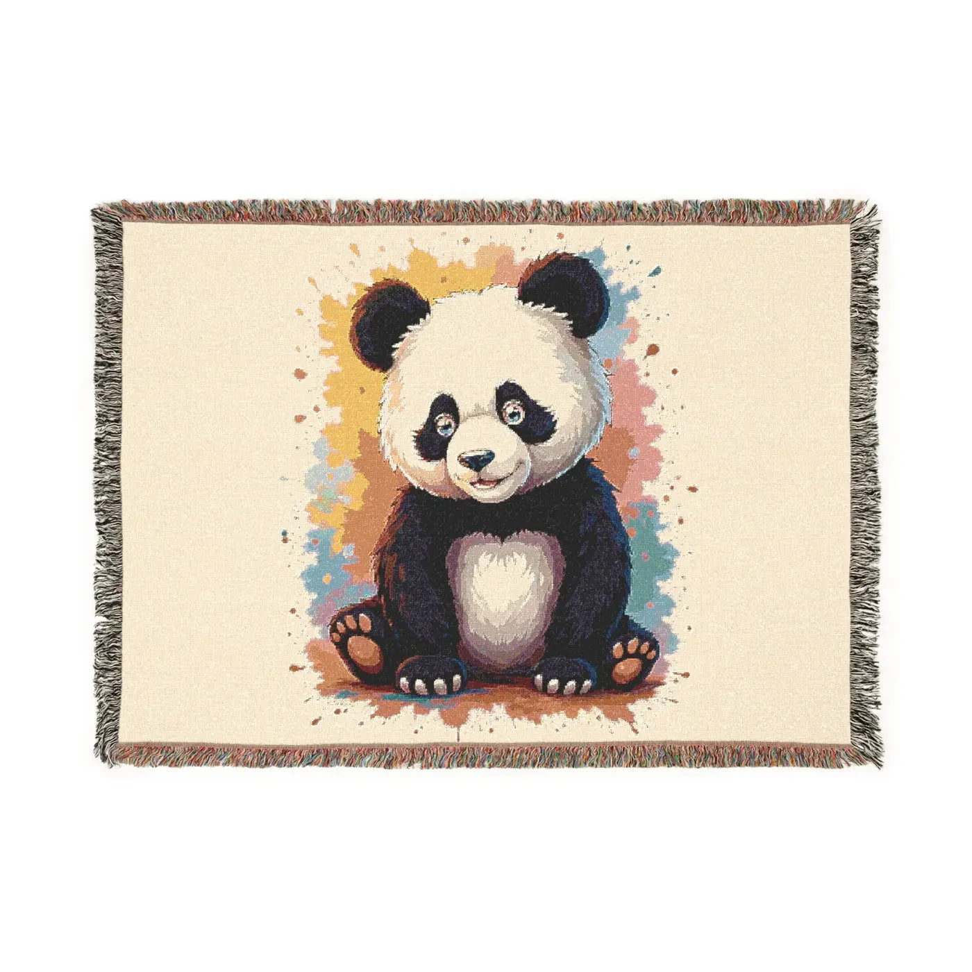 Cozy Polar Bear Woven Blanket - Wilderness Home Decor - DipaliZ