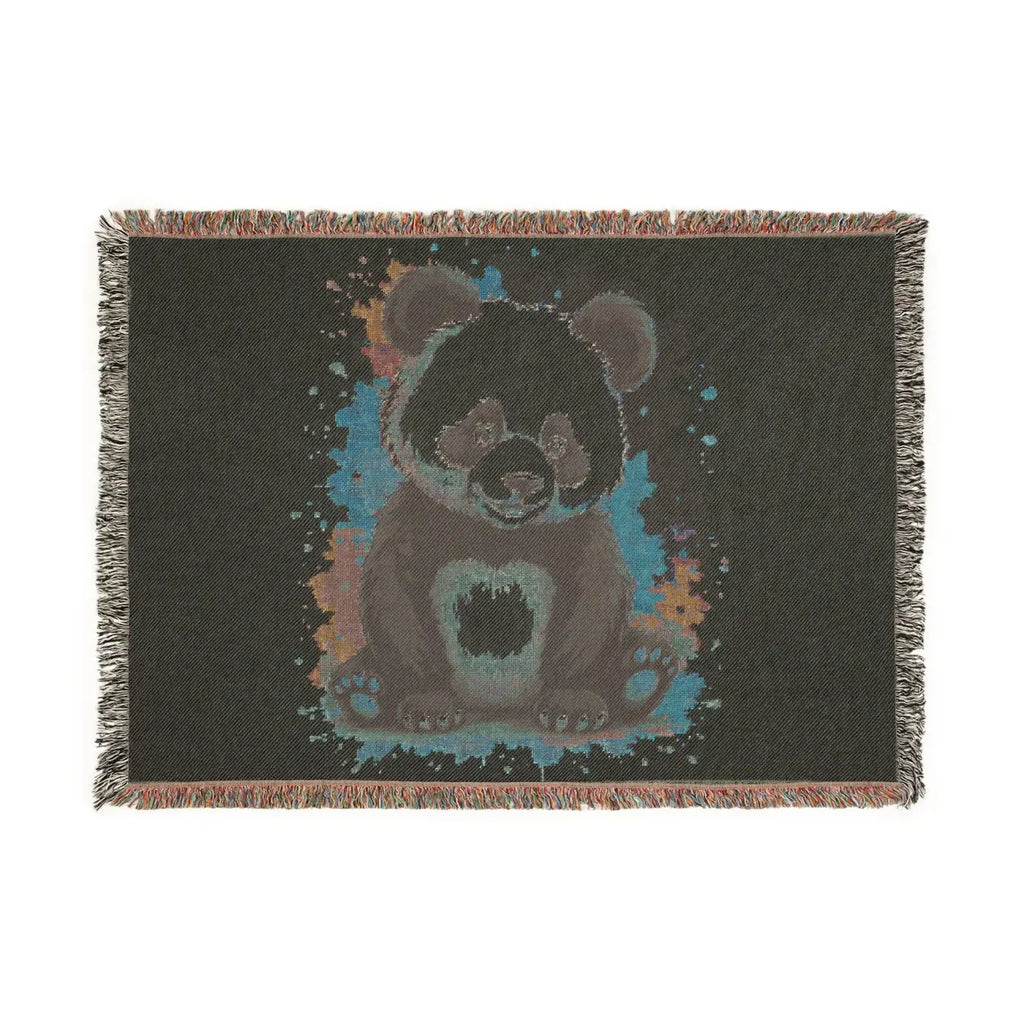 Cozy Polar Bear Woven Blanket - Wilderness Home Decor - DipaliZ