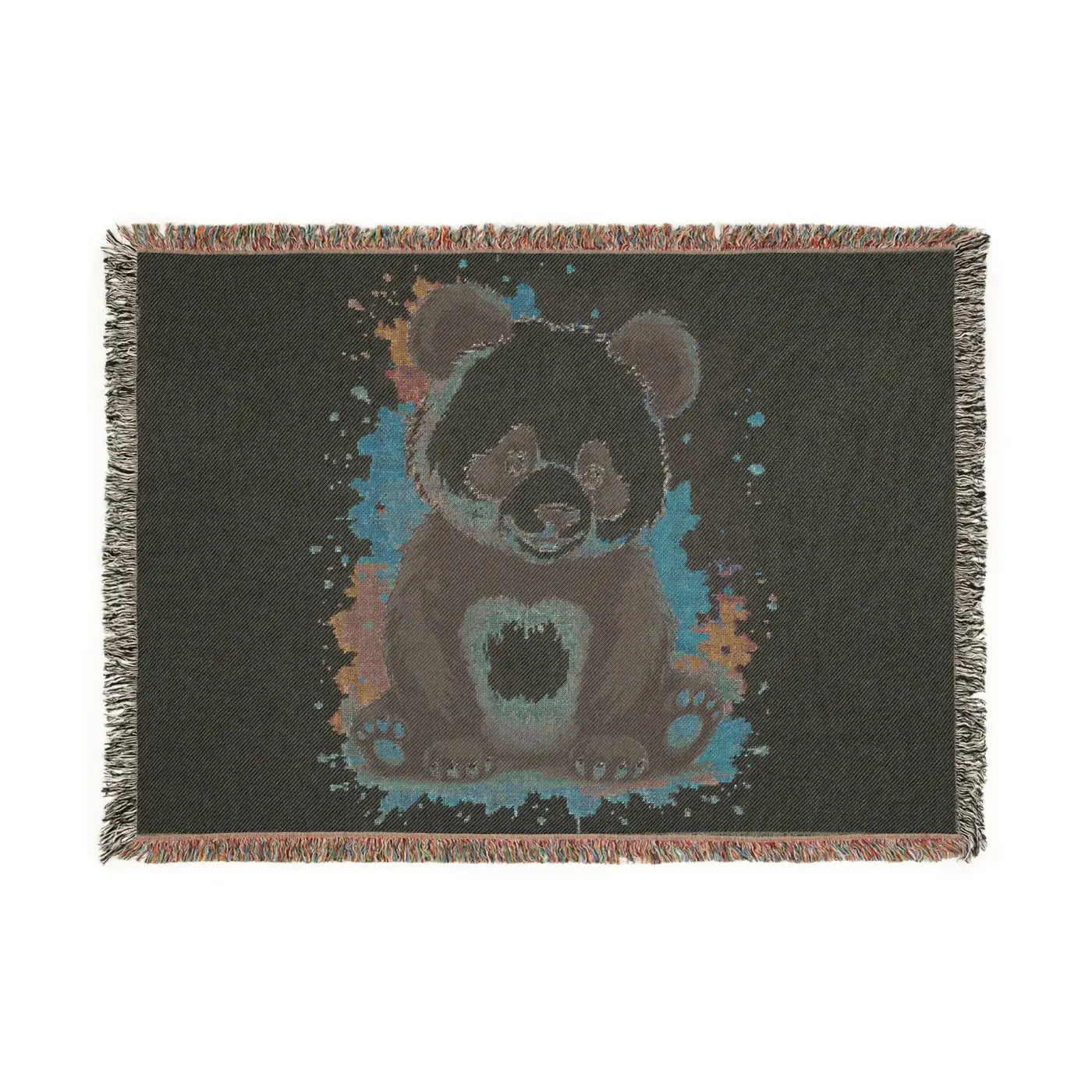 Cozy Polar Bear Woven Blanket - Wilderness Home Decor - DipaliZ