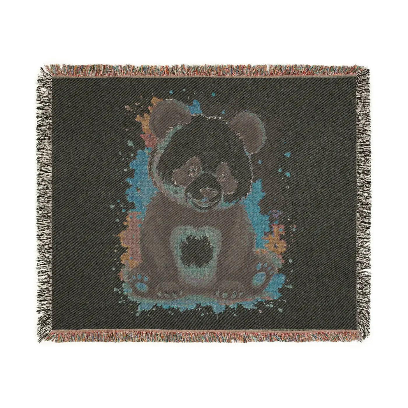 Cozy Polar Bear Woven Blanket - Wilderness Home Decor - DipaliZ