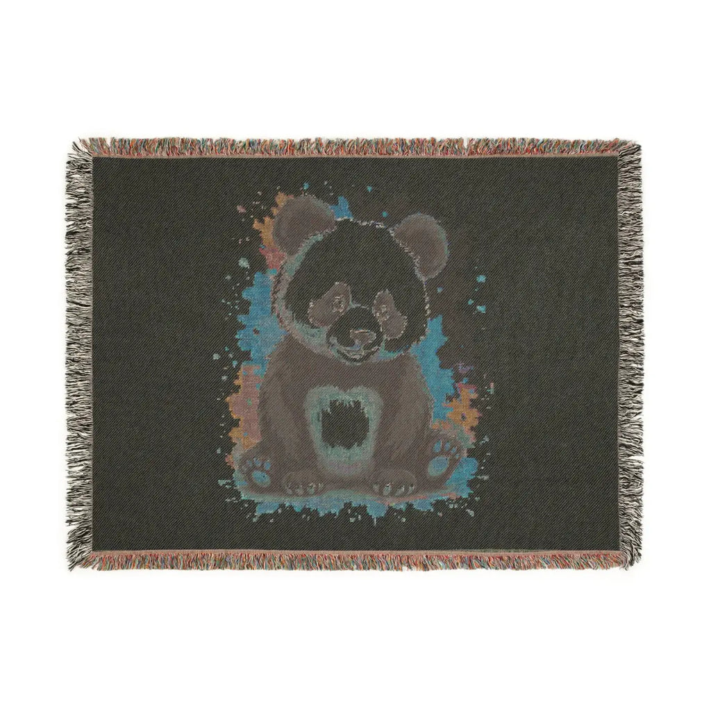 Cozy Polar Bear Woven Blanket - Wilderness Home Decor - DipaliZ