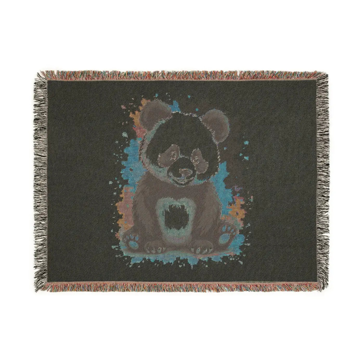 Cozy Polar Bear Woven Blanket - Wilderness Home Decor - DipaliZ