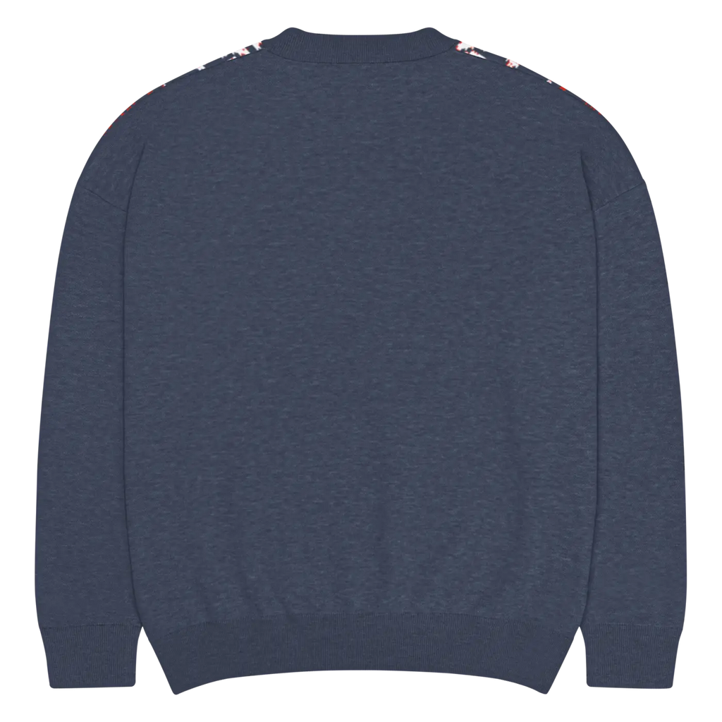 Polar Bears Winter Sweater - Knitted Crew Neck Cozy - DipaliZ
