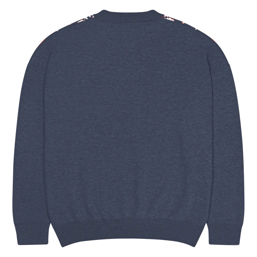 Polar Bears Winter Sweater - Knitted Crew Neck Cozy - DipaliZ