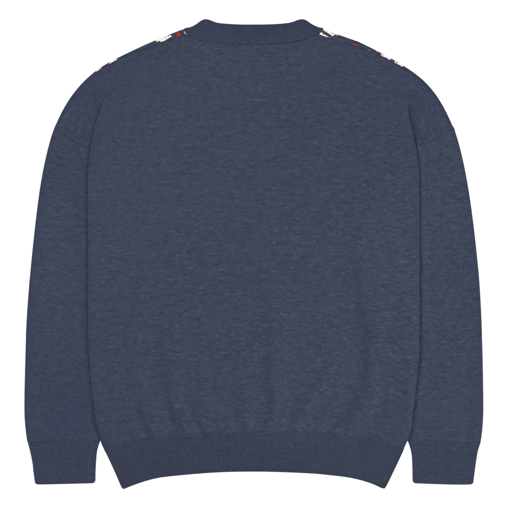 Polar Bears Winter Sweater - Knitted Crew Neck Cozy - DipaliZ