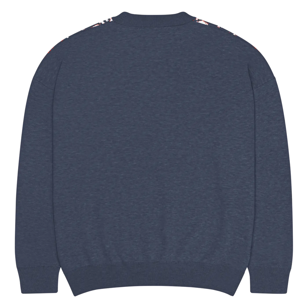 Polar Bears Winter Sweater - Knitted Crew Neck Cozy - DipaliZ