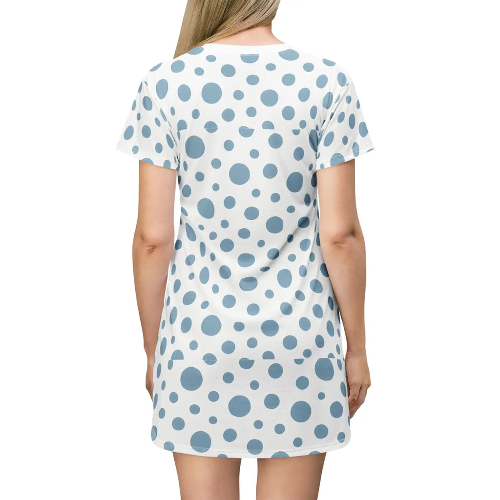 Playful Polka Dot Dress - Casual Summer Style - DipaliZ