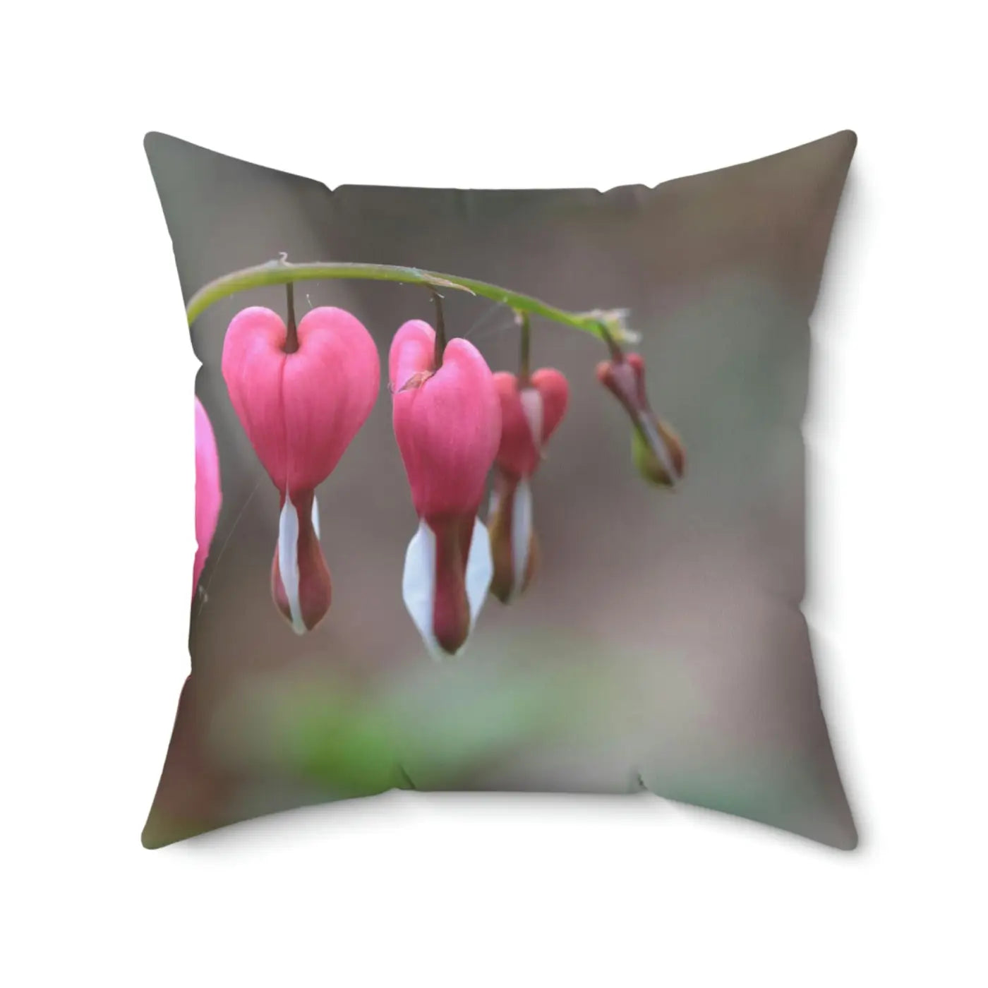 Bleeding Hearts Throw Pillow - Polyester Square - DipaliZ