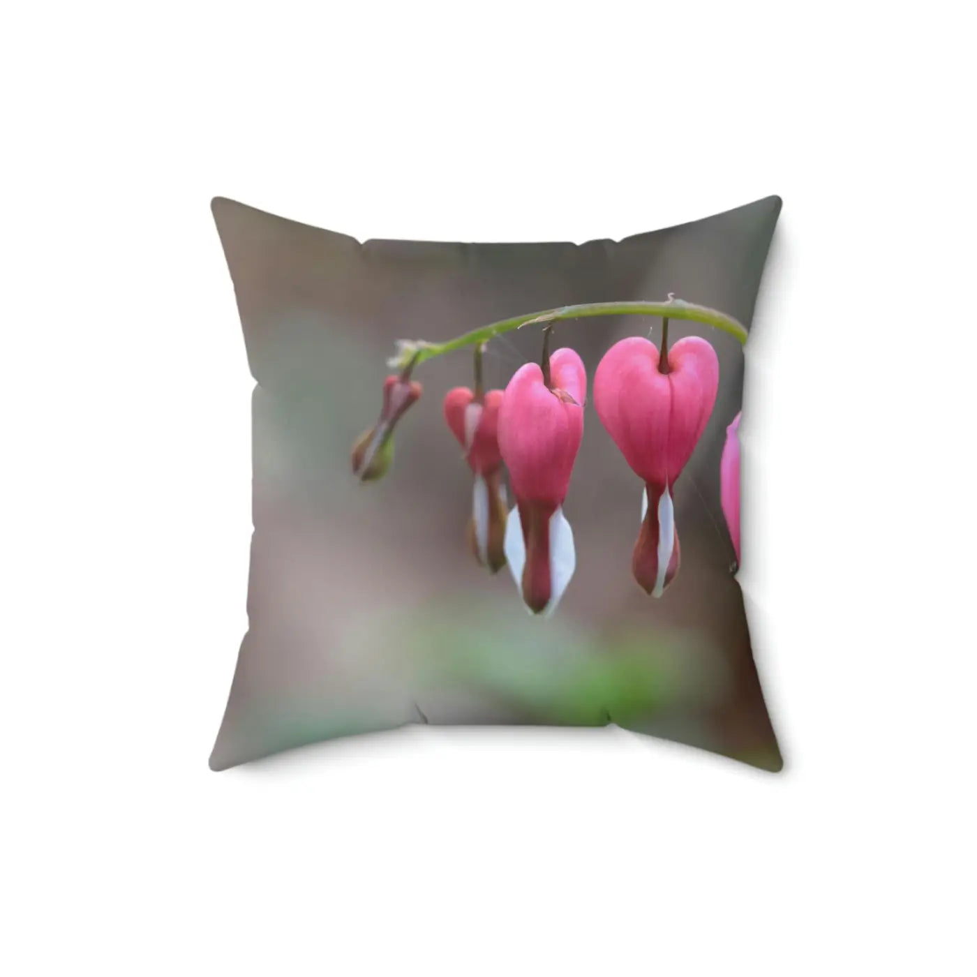 Bleeding Hearts Throw Pillow - Polyester Square - DipaliZ