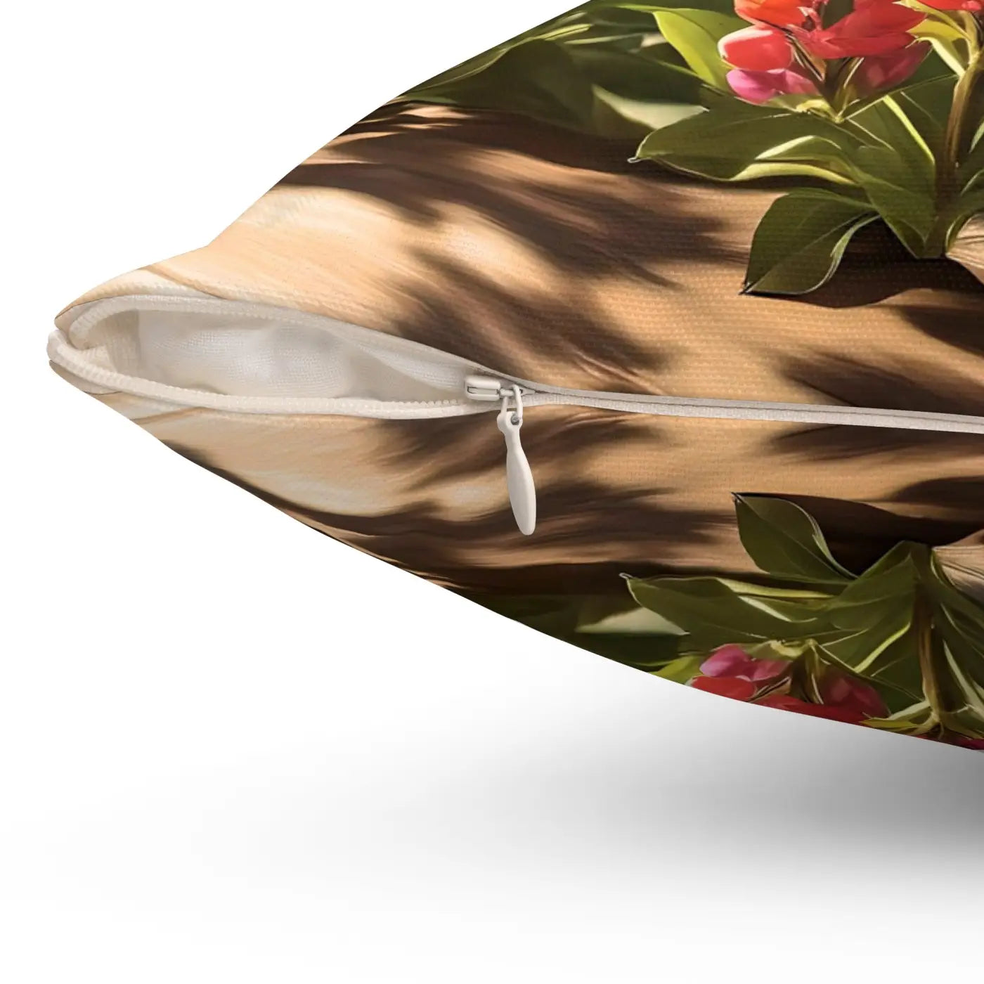 Lupin Floral Pillow - Polyester Square Pillow - DipaliZ