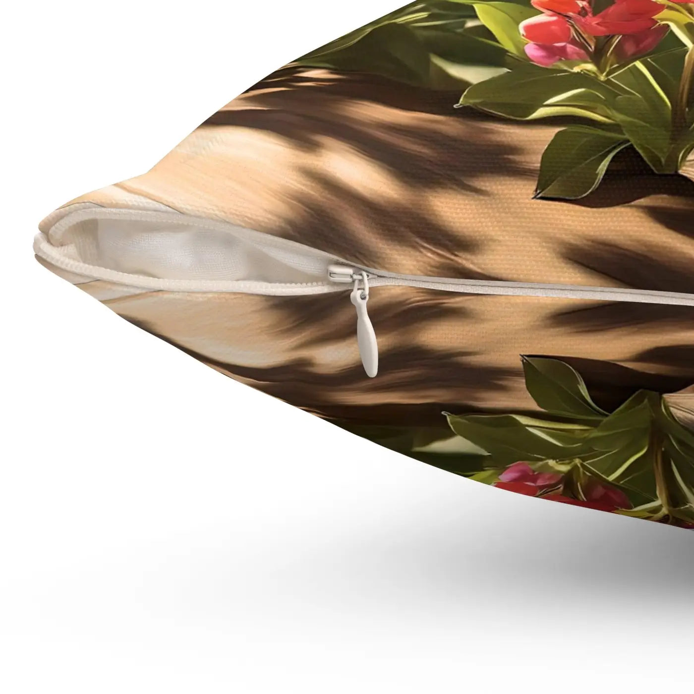 Lupin Floral Pillow - Polyester Square Pillow - DipaliZ