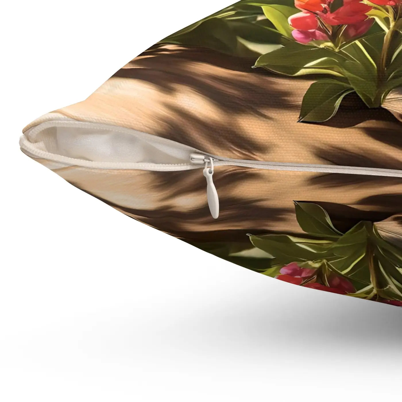 Lupin Floral Pillow - Polyester Square Pillow - DipaliZ