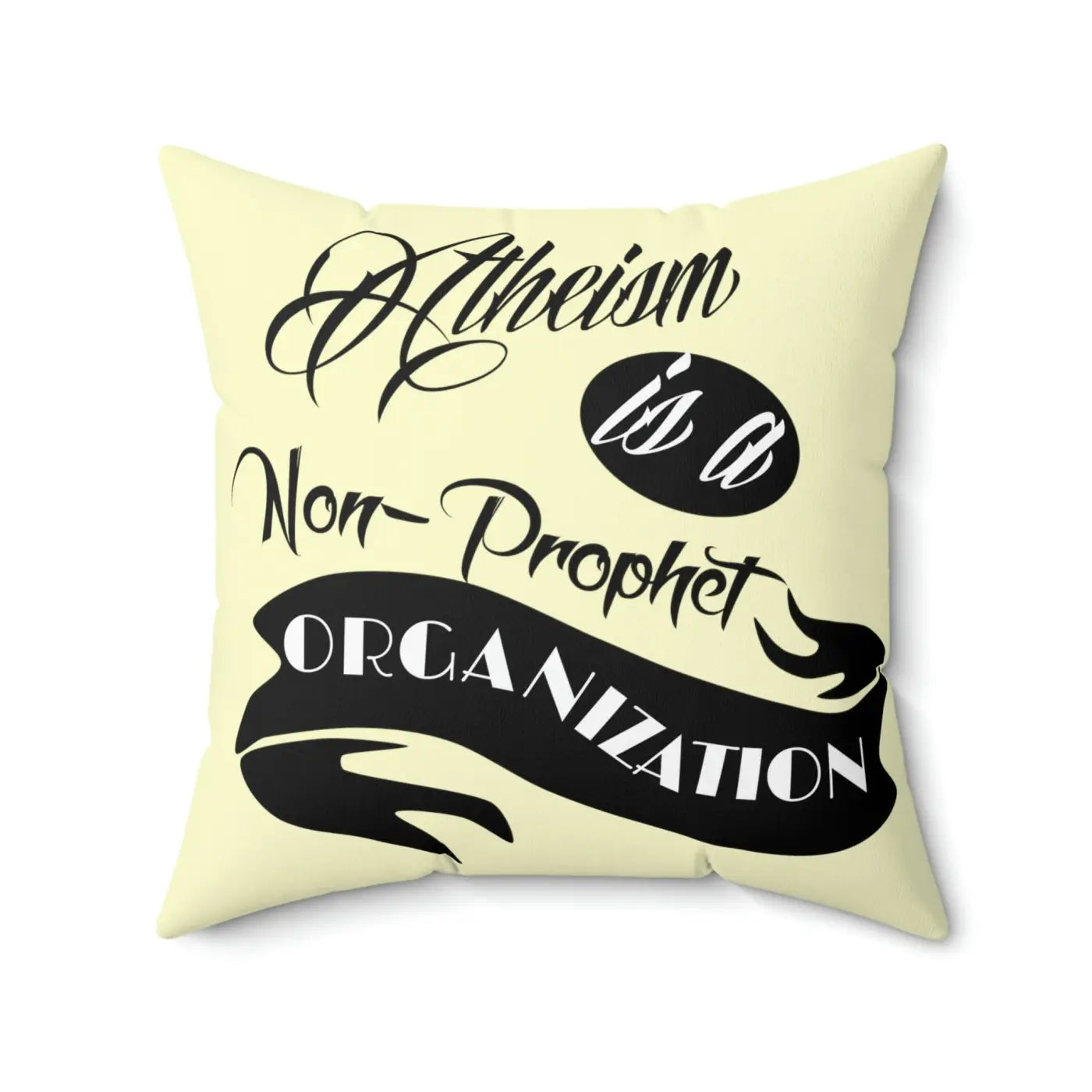 Bold Polyester Square Pillow - Statement Home Decor - DipaliZ