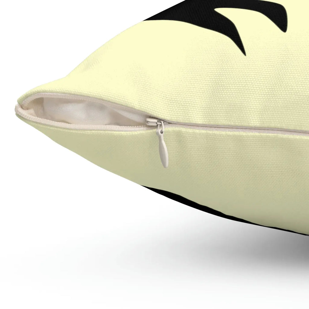 Bold Polyester Square Pillow - Statement Home Decor - DipaliZ