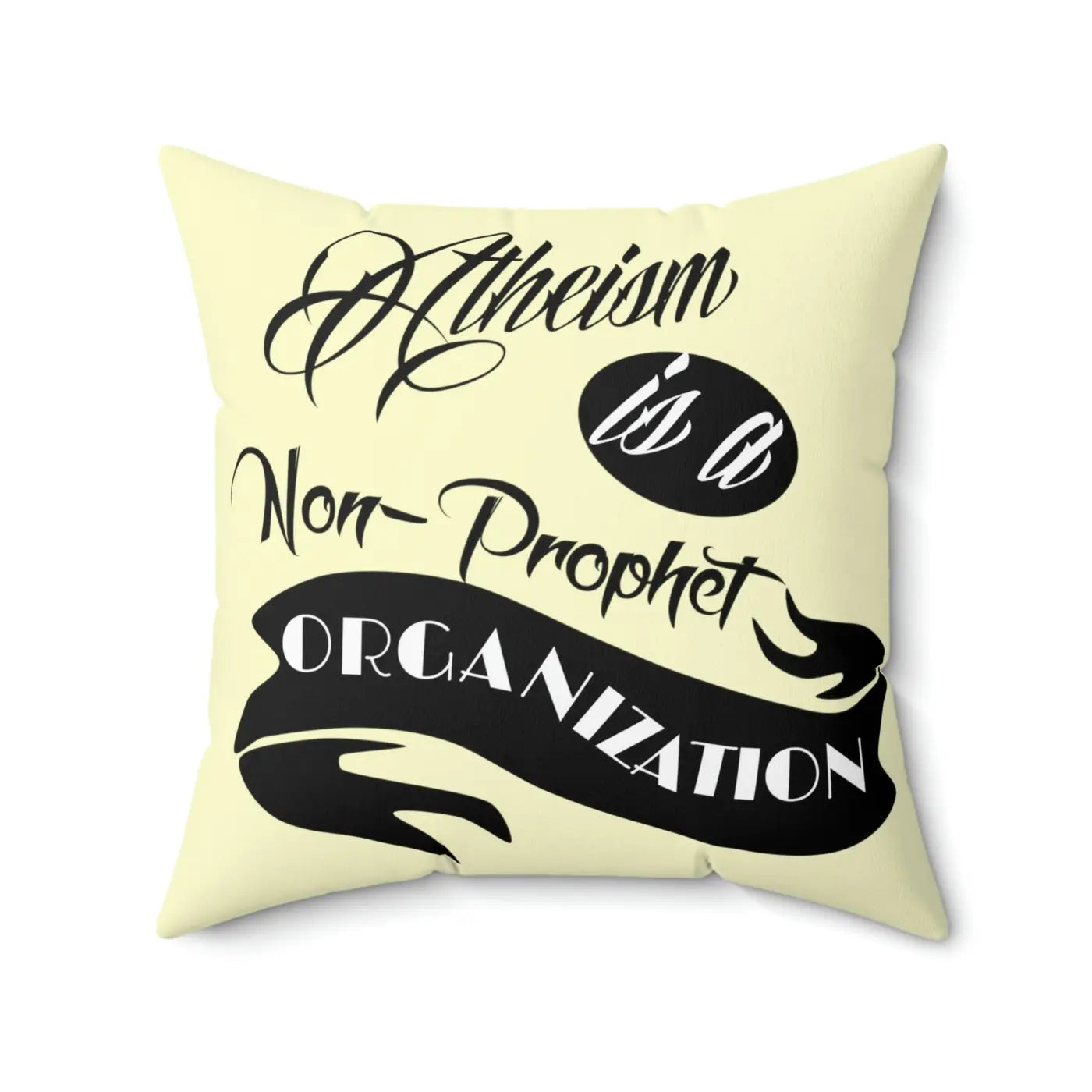 Bold Polyester Square Pillow - Statement Home Decor - DipaliZ