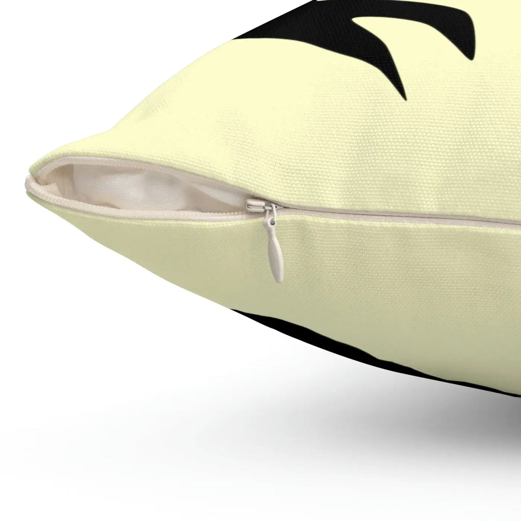 Bold Polyester Square Pillow - Statement Home Decor - DipaliZ