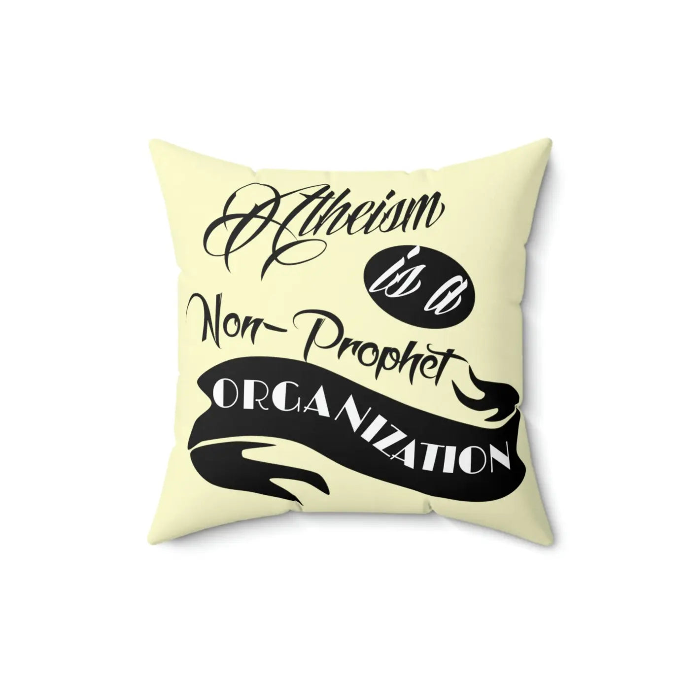 Bold Polyester Square Pillow - Statement Home Decor - DipaliZ