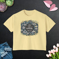 Positive Vibes Boxy Tee - Feel Good Cotton Comfort - DipaliZ