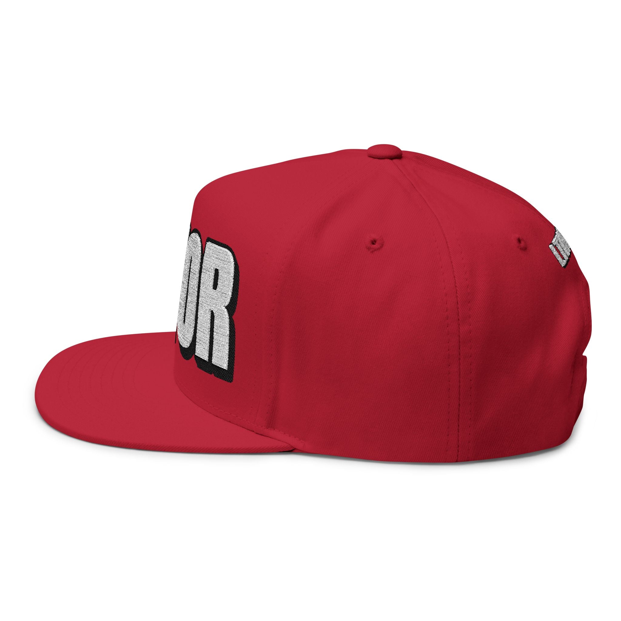 INTO: BATOR Embroidered Flat Bill Cap – Kink Hat for Edgers, Strokers & Masturbation Enthusiasts