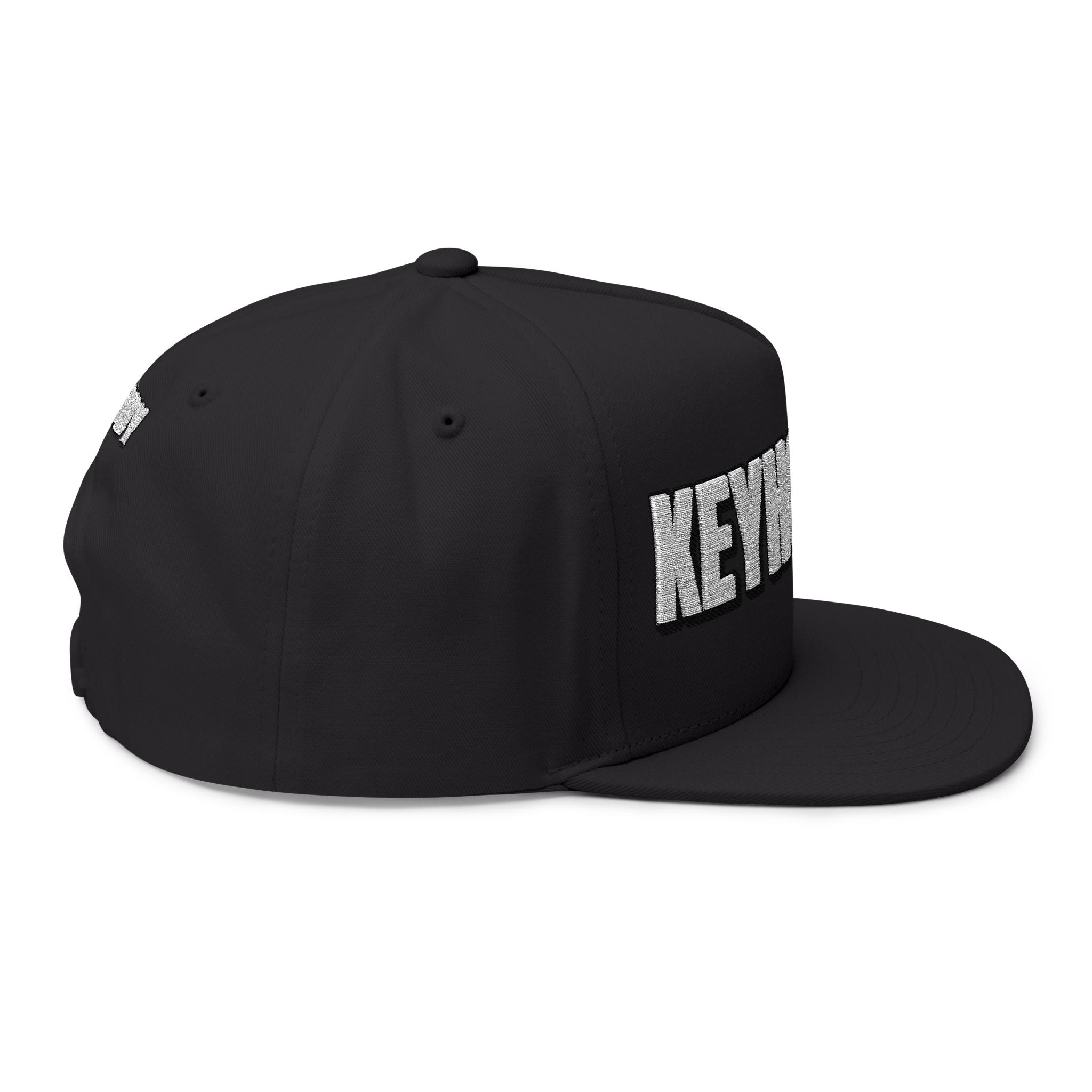 INTO: KEYHOLDER Embroidered Flat Bill Cap – Chastity Dom Hat for Bold Tops & Erotic Power Play