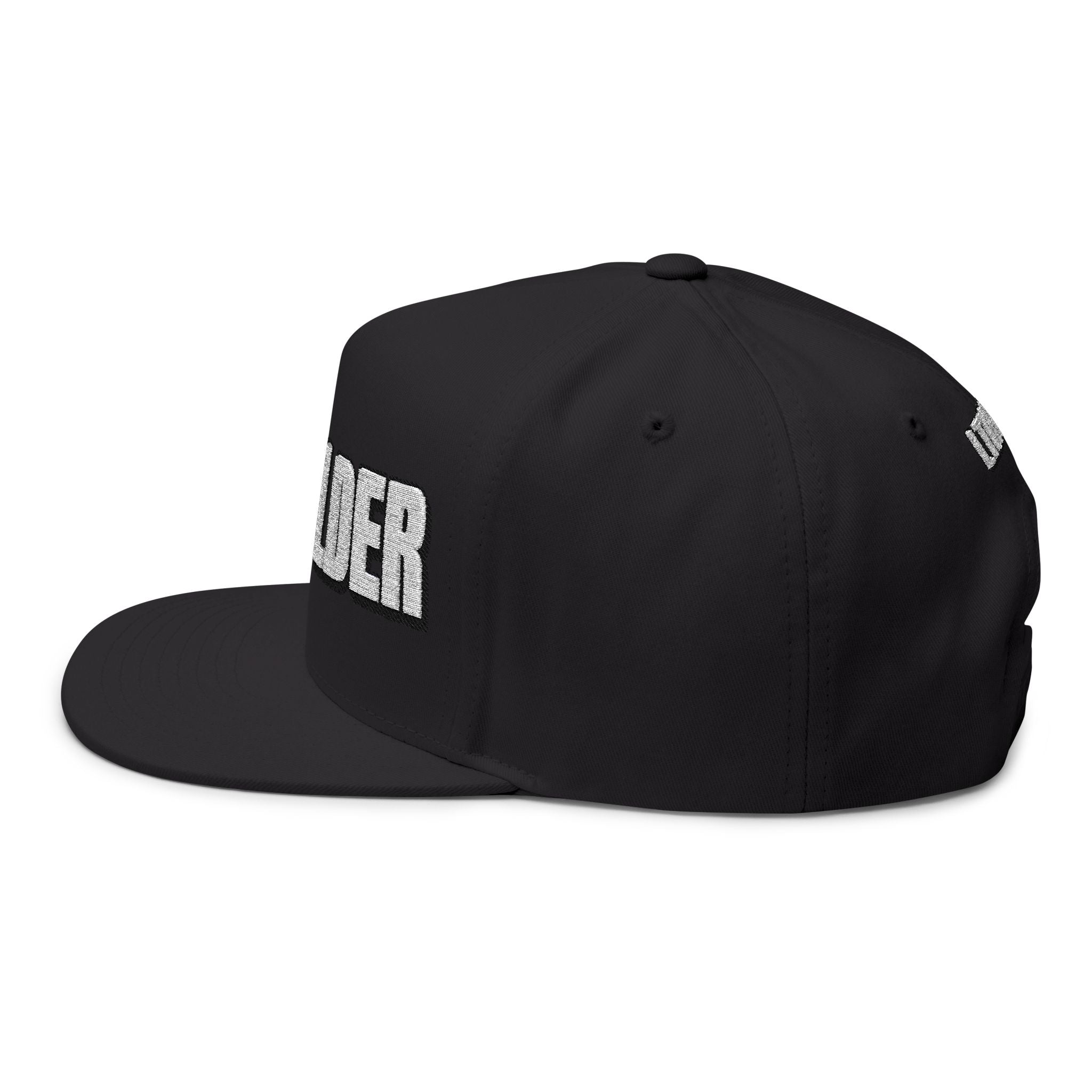 INTO: KEYHOLDER Embroidered Flat Bill Cap – Chastity Dom Hat for Bold Tops & Erotic Power Play