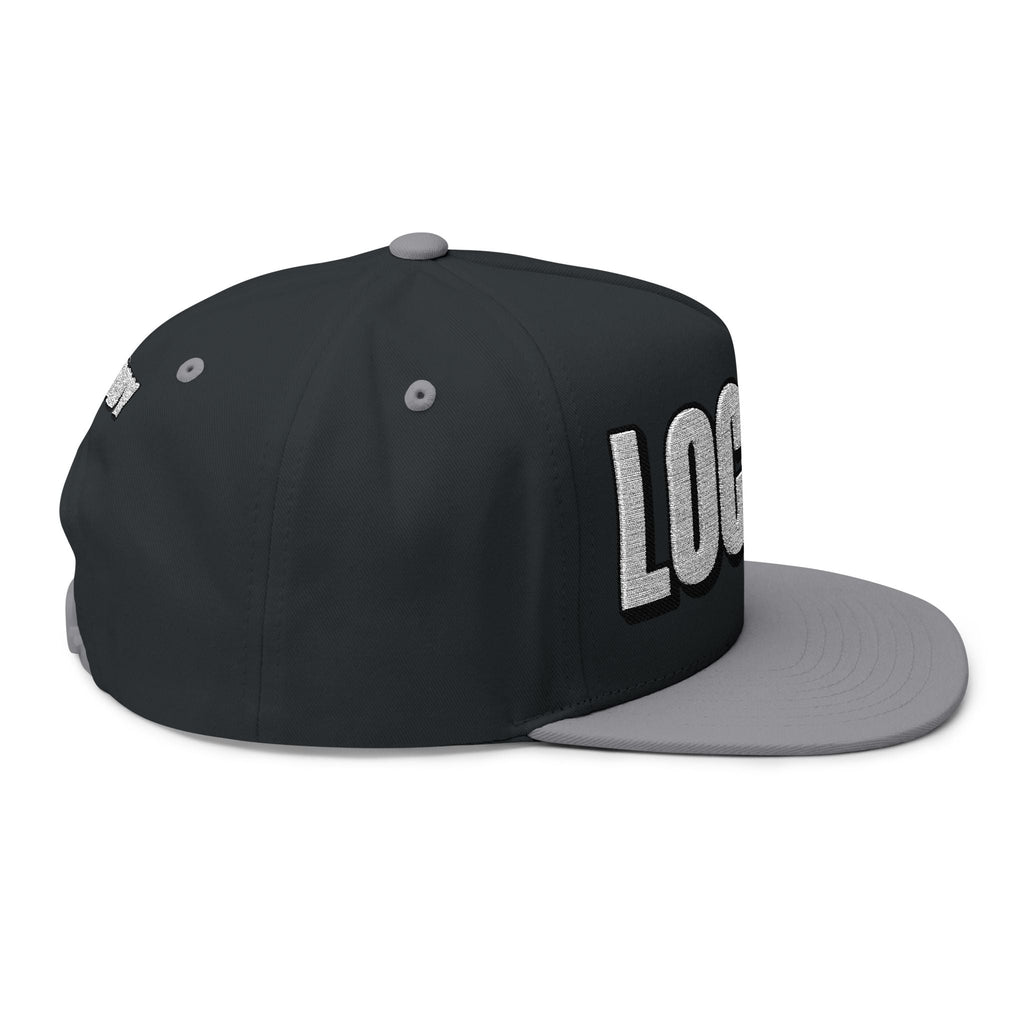 INTO: LOCKED Embroidered Flat Bill Cap – Chastity Lifestyle Hat for Caged Subs, Kinksters & Devoted Toys