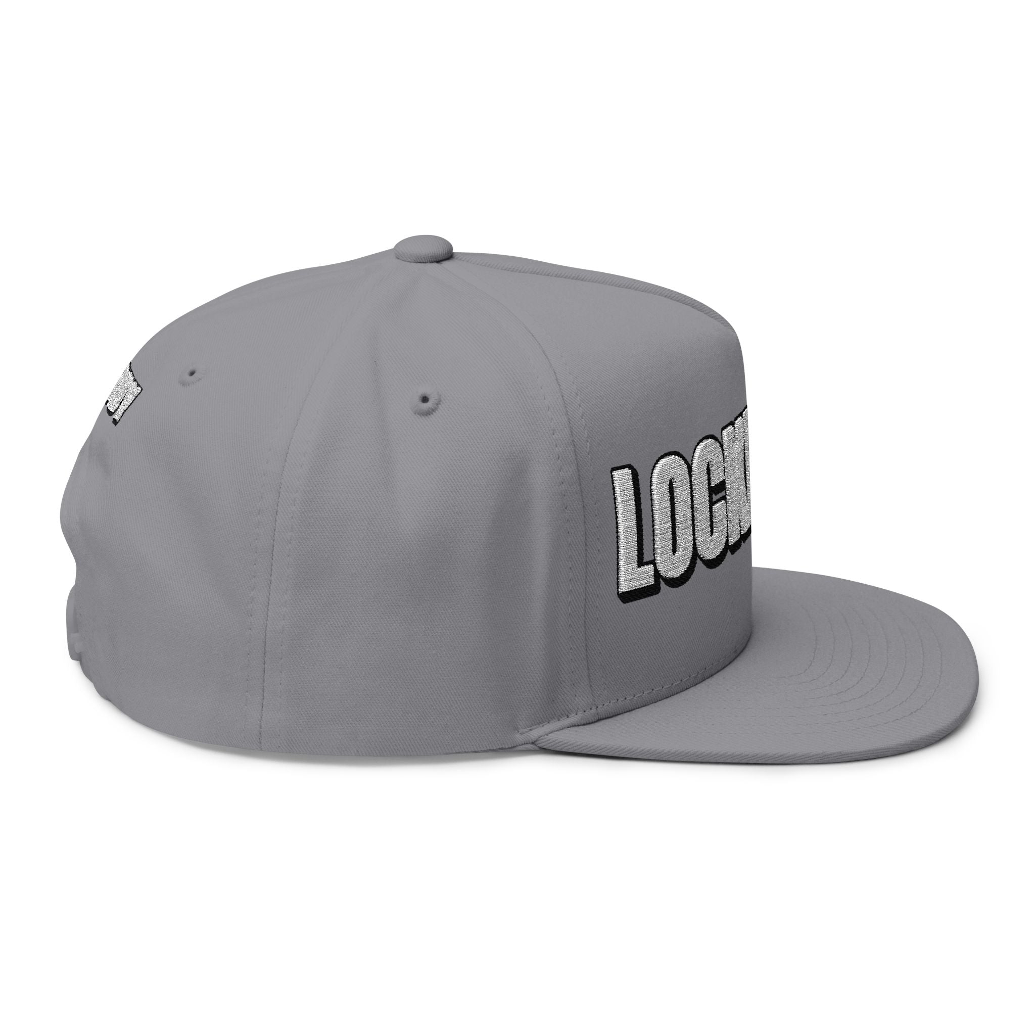 INTO: LOCKEDBOY Embroidered Flat Bill Cap – Chastity Kink Hat for Proud Subs