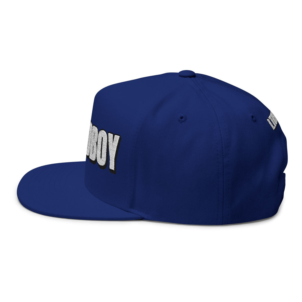 INTO: LOCKEDBOY Embroidered Flat Bill Cap – Chastity Kink Hat for Proud Subs