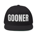 INTO: GOONER Embroidered Flat Bill Cap – Kink Hat for Gooners, Edge Zombies & Mind-Melting Masturbation Addicts