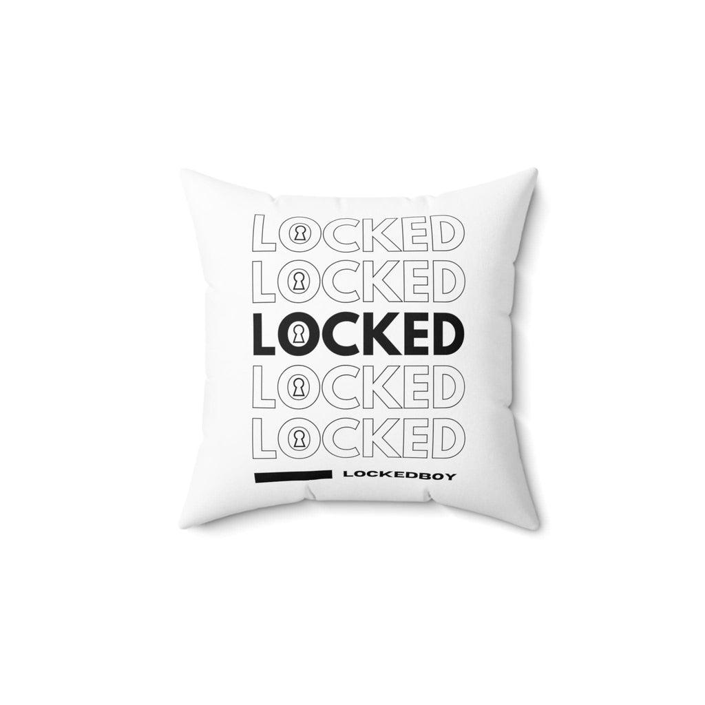 LockedBoy Bag Inspo Spun Polyester Square Pillow