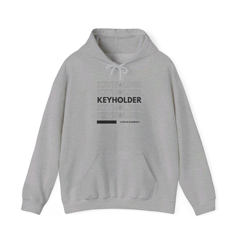 Keyholder Bag Inspo Hoodie - Lockedboy Athletics Chastity Apparel