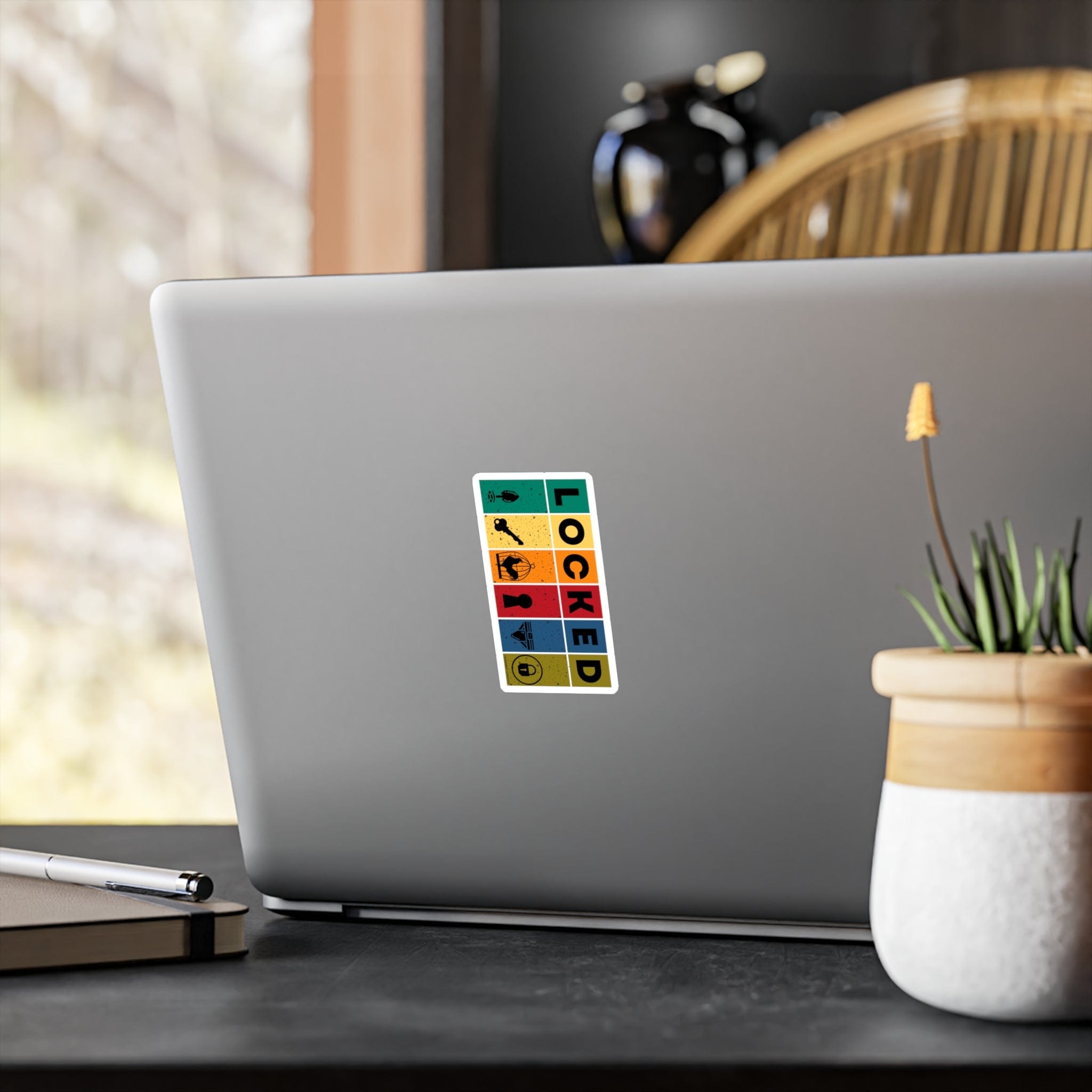LOCKED Block Sticker