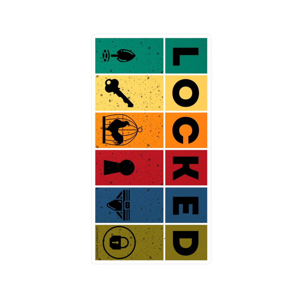 LOCKED Block Sticker