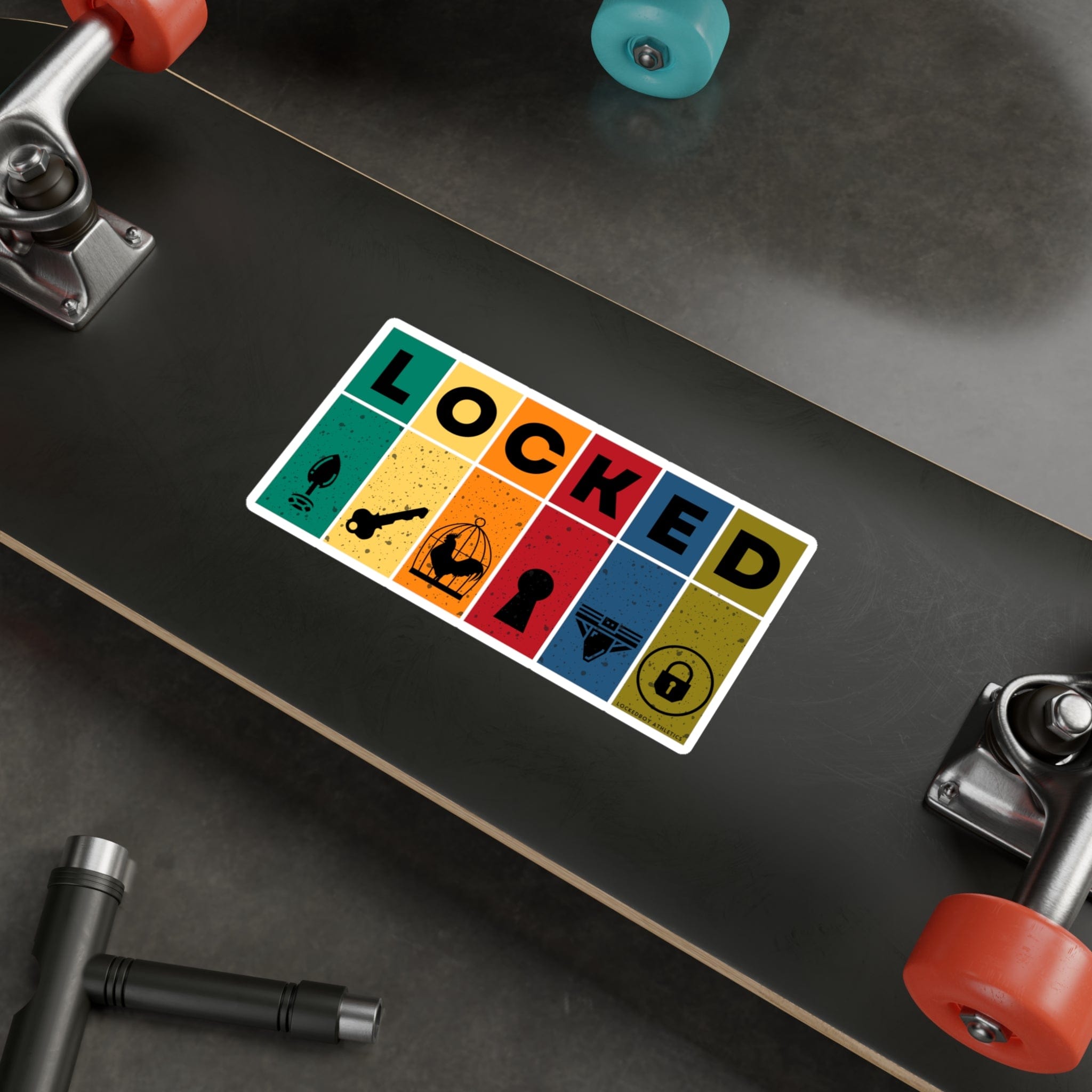 LOCKED Block Sticker