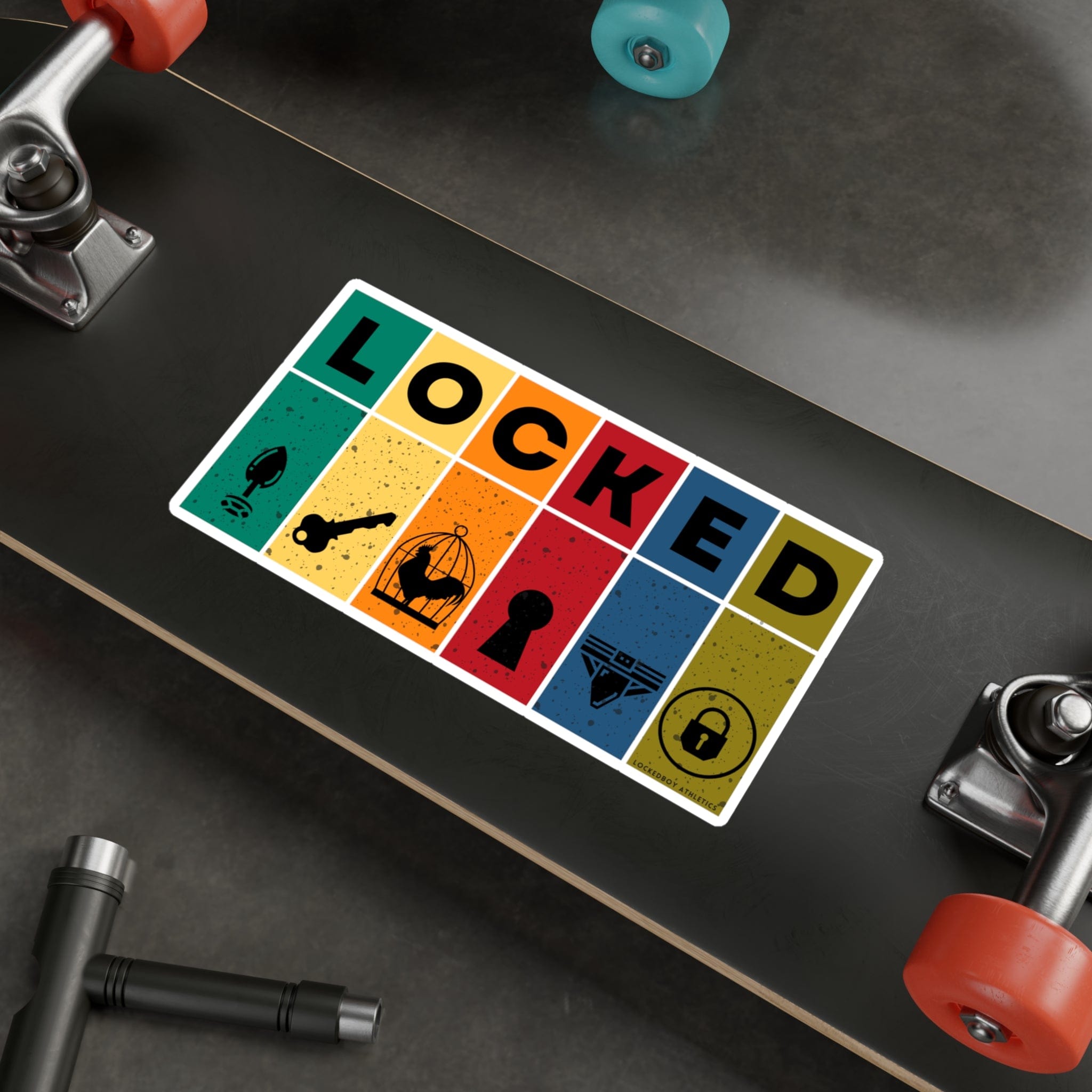 LOCKED Block Sticker