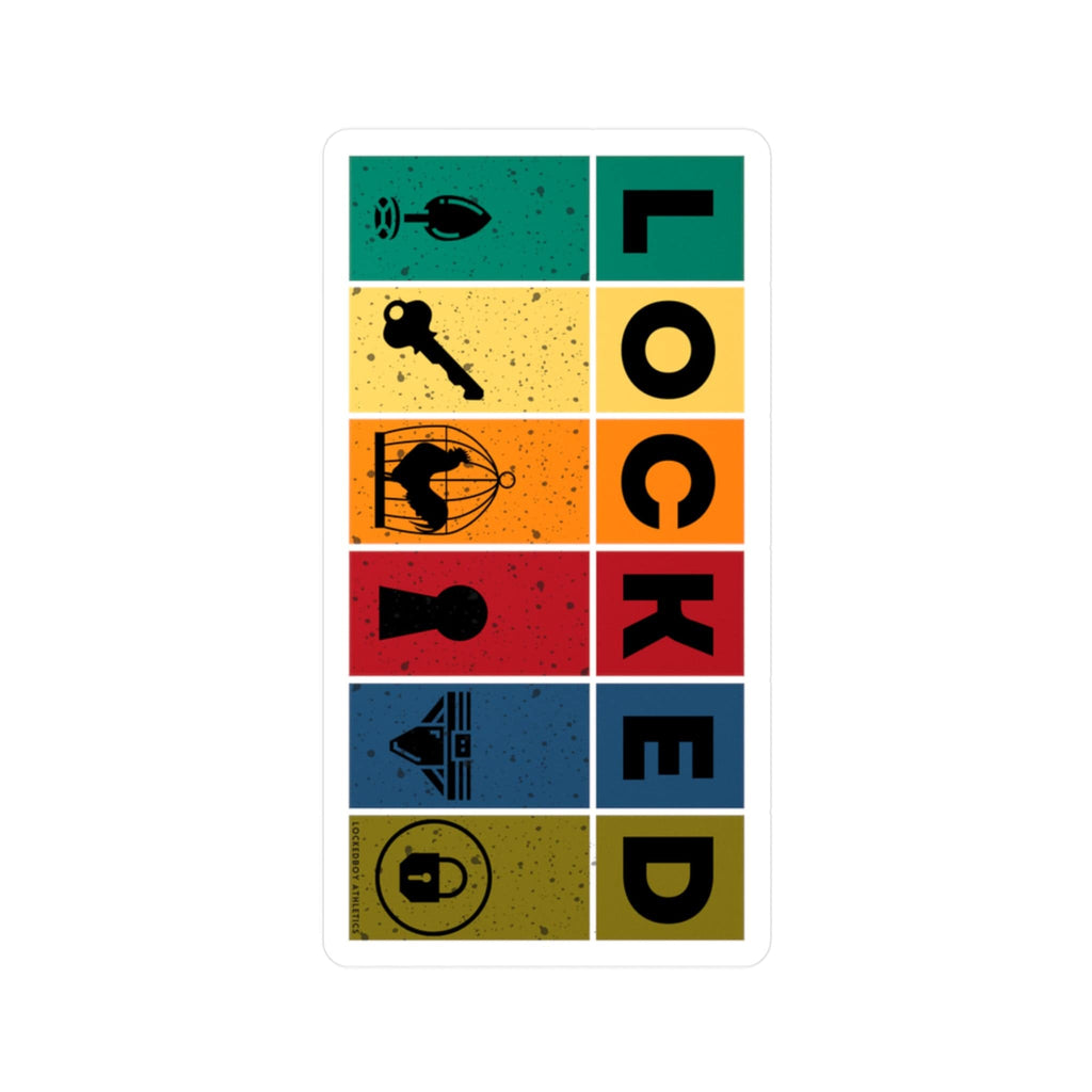 LOCKED Block Sticker