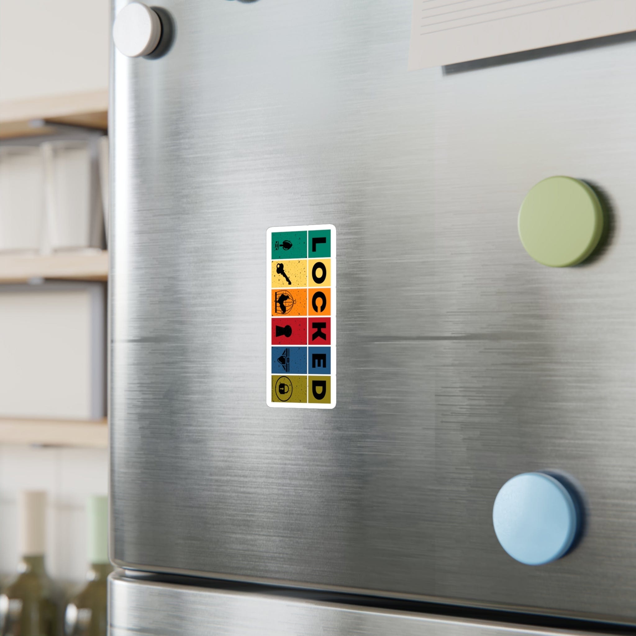 LOCKED Block Sticker
