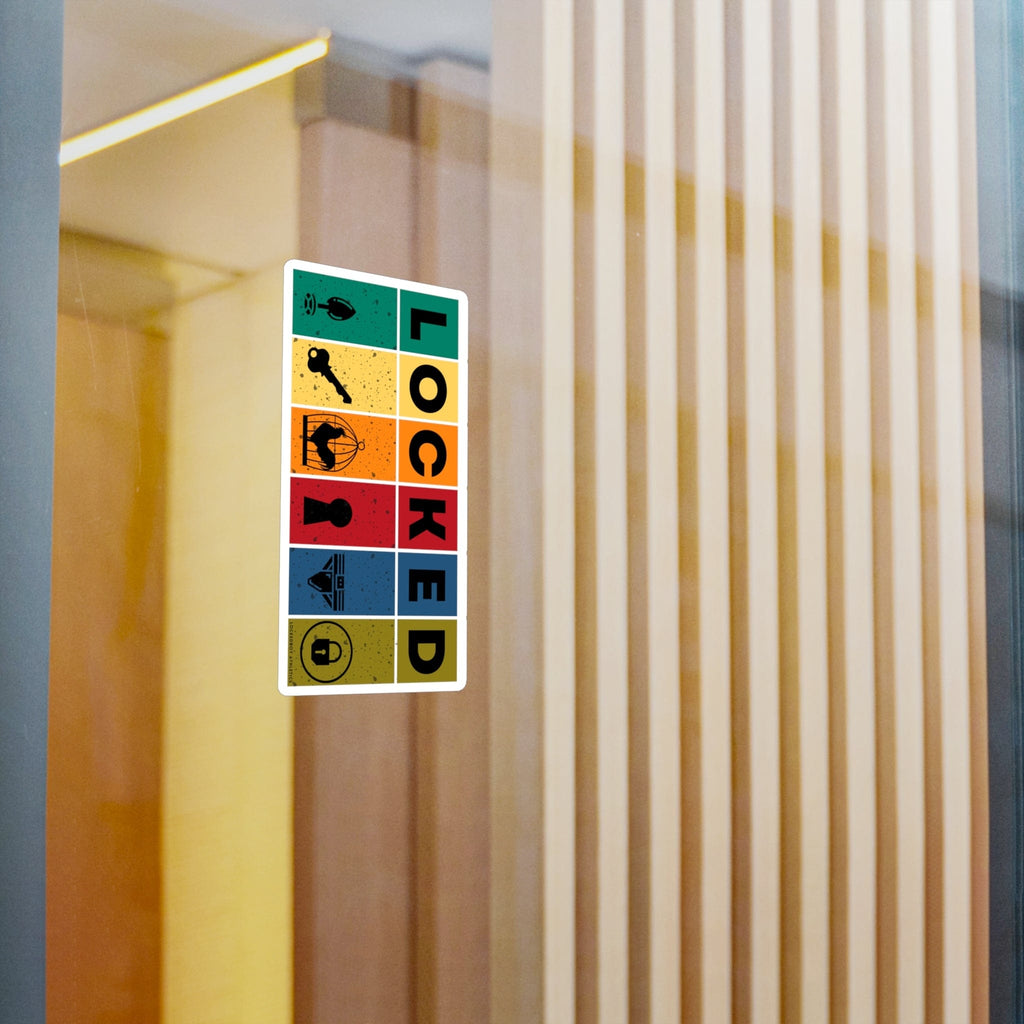 LOCKED Block Sticker