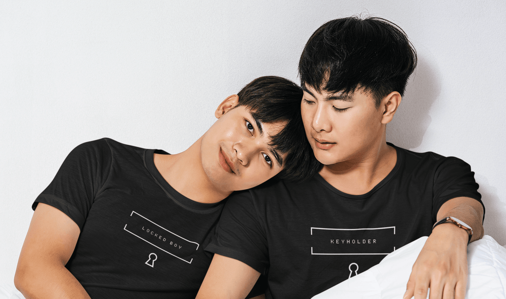 KEYHOLDER  Player 1 - Chastity Shirts by LockedBoy Athletics