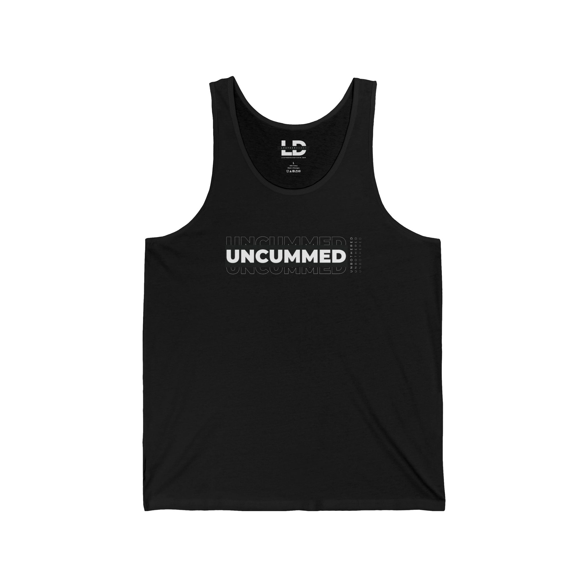 V2 Unc*mmed & Unbothered Chastity Tank Top - Lockedboy Athletics by LeatherDaddy