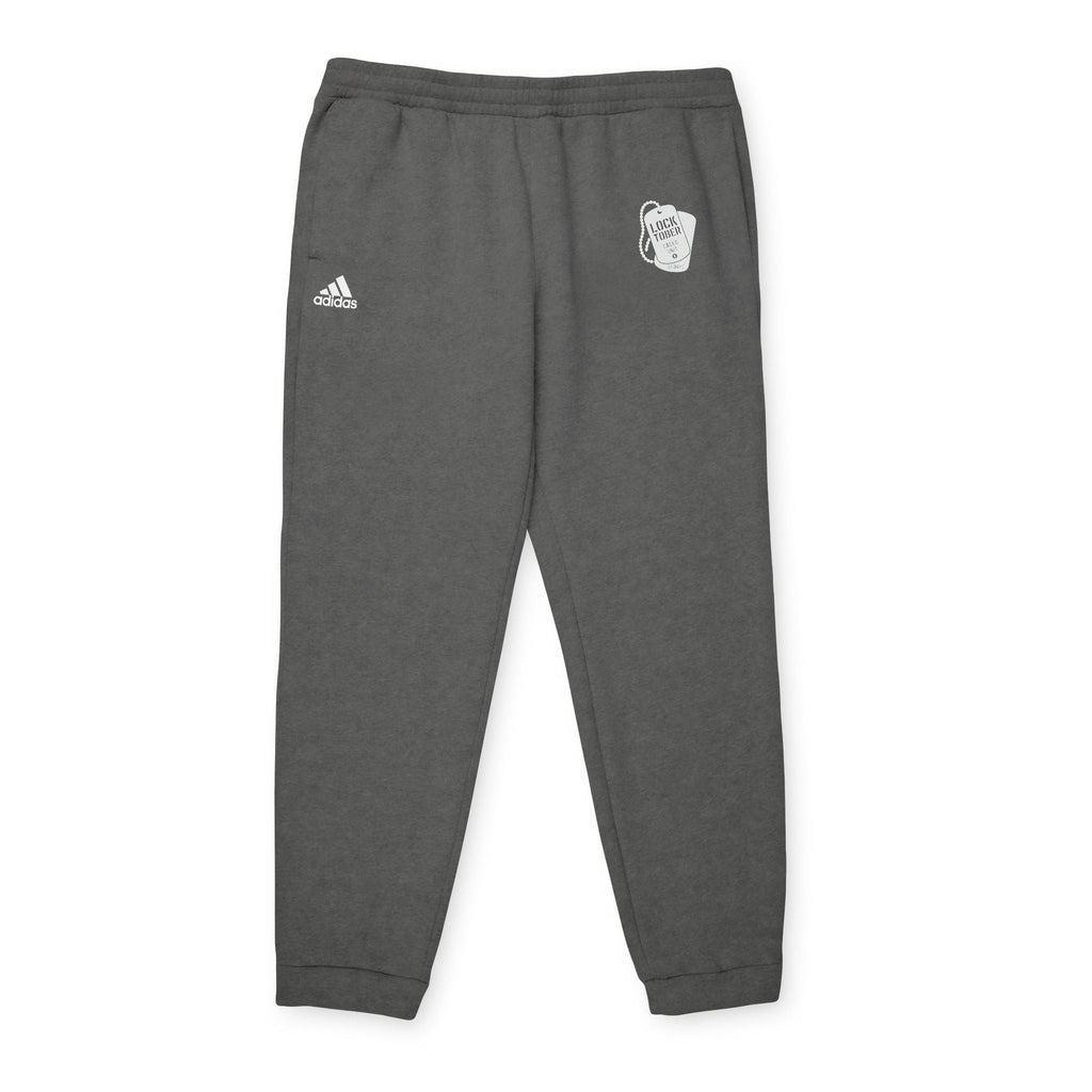 Locktober Caged Unit Adidas Joggers – Grey Sweatpants Season with a Visible Cage Line