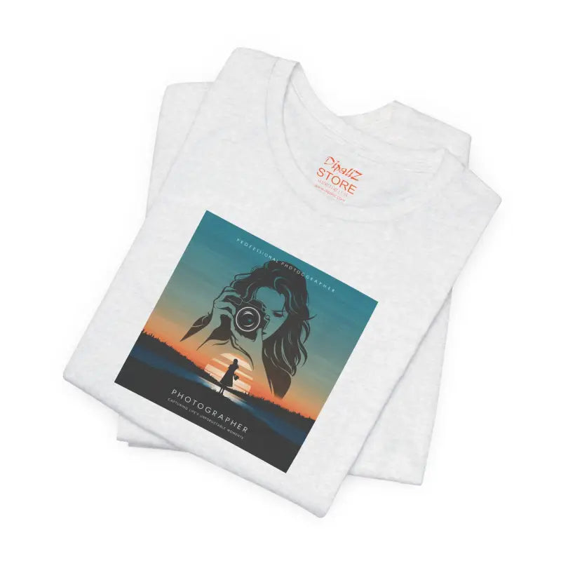 Snap Happy Unisex Jersey Tee - Photographer's Comfy Companion - DipaliZ
