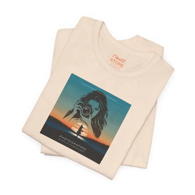 Snap Happy Unisex Jersey Tee - Photographer's Comfy Companion - DipaliZ