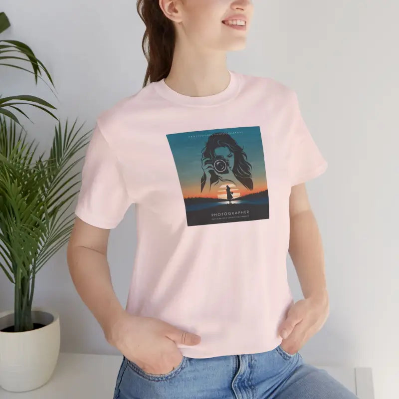 Snap Happy Unisex Jersey Tee - Photographer's Comfy Companion - DipaliZ